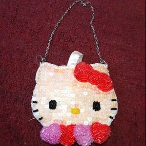 Hello Kitty Sequined Coin Purse/Wristlet